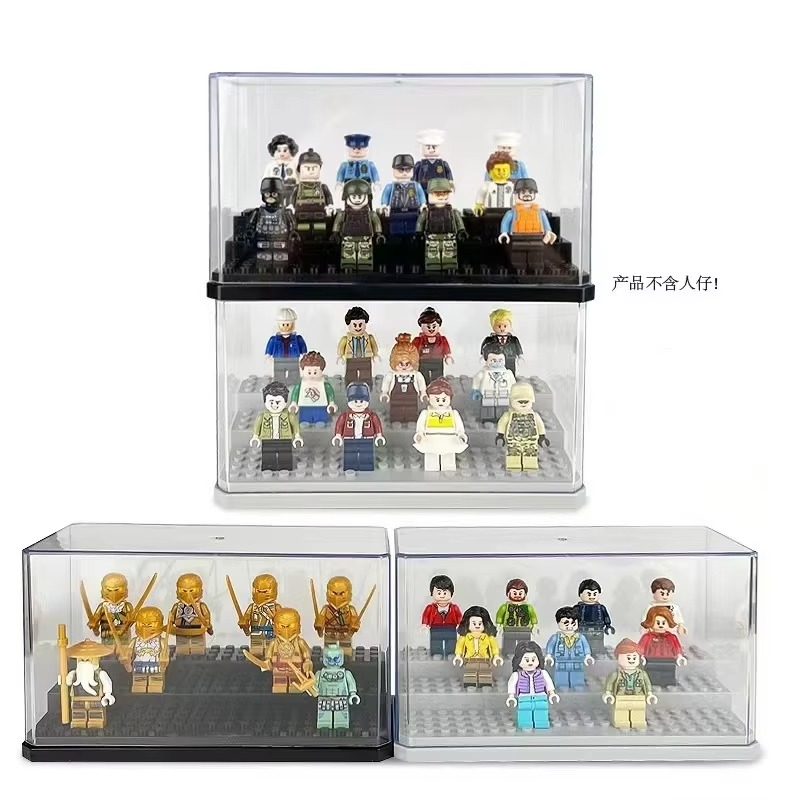 Figure Display Box - Akrilik Minifigür Vitrin Kutusu, Lego Aksiyon