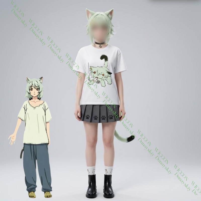 Chainsmoker Cat Yaniko Satou S - Anime Merchandise Shirt incelemesi ve fiyatı