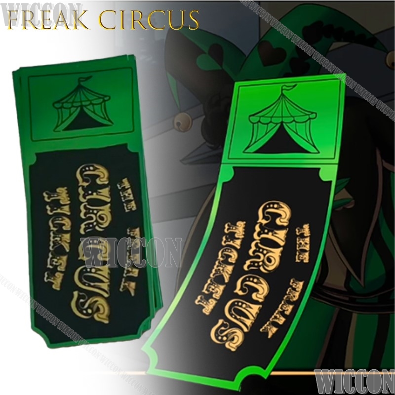 Freak Circus Bilet Kartı Kırmı - Anime Merchandise In Japanese incelemesi ve fiyatı